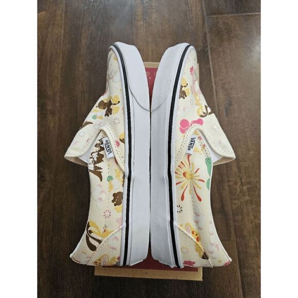 vans classic slip on get outdoors classic white women size 7/8.5 - Picture 3 of 8